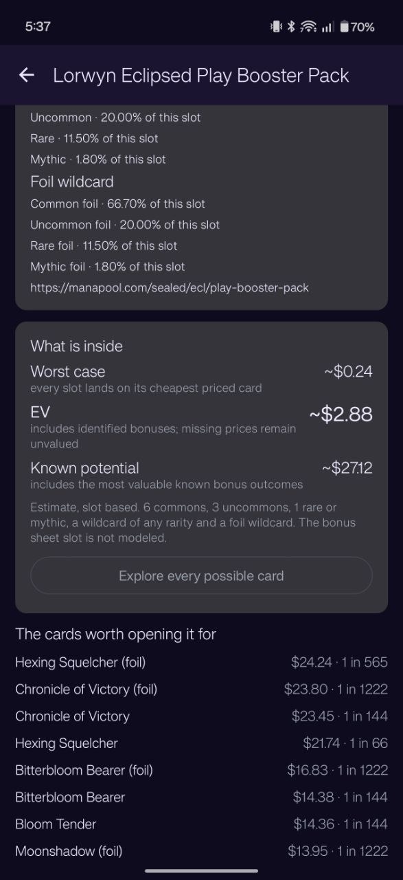 Booster pack EV